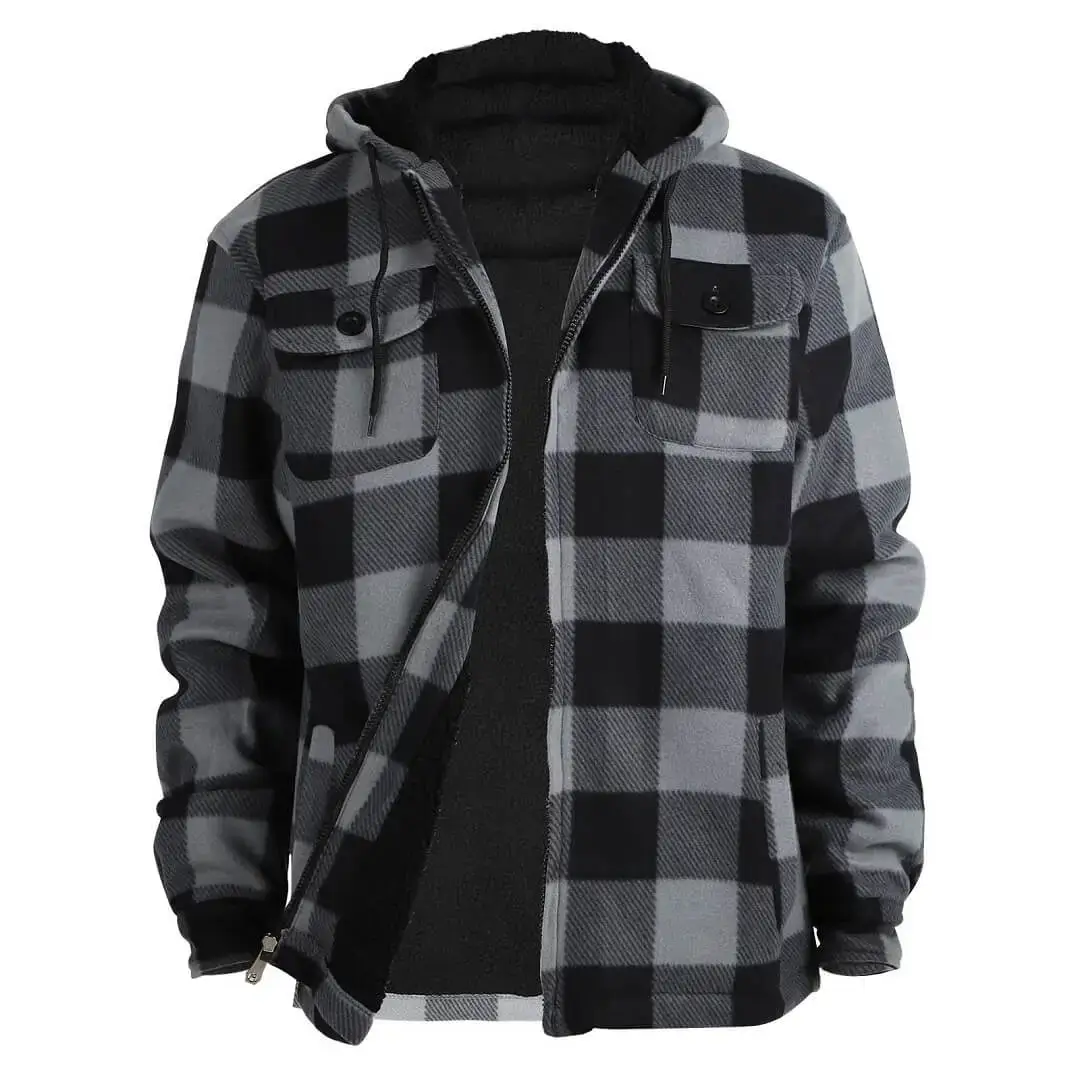 Sherpa Flannel Sweatshirt Hoodie Buy Men's Sherpa Lined Pullover