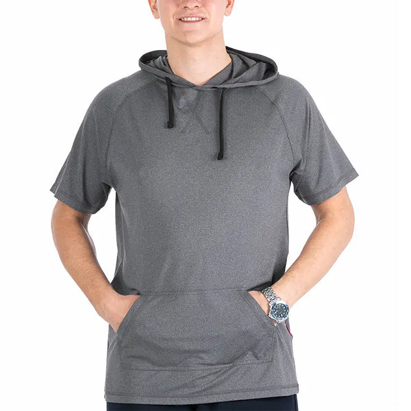 Men's Short Sleeve Pullover Hoodie