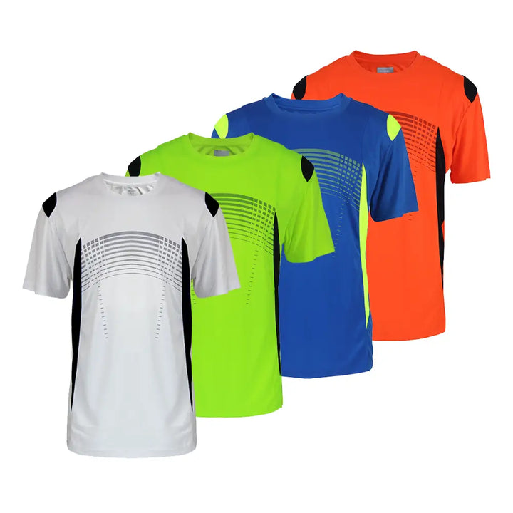 4 Pack Men's Athletic Quick Dry T-Shirts