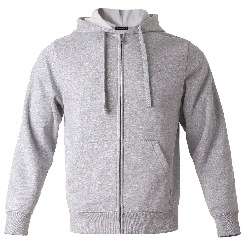 Mens cotton zip up hoodie sales