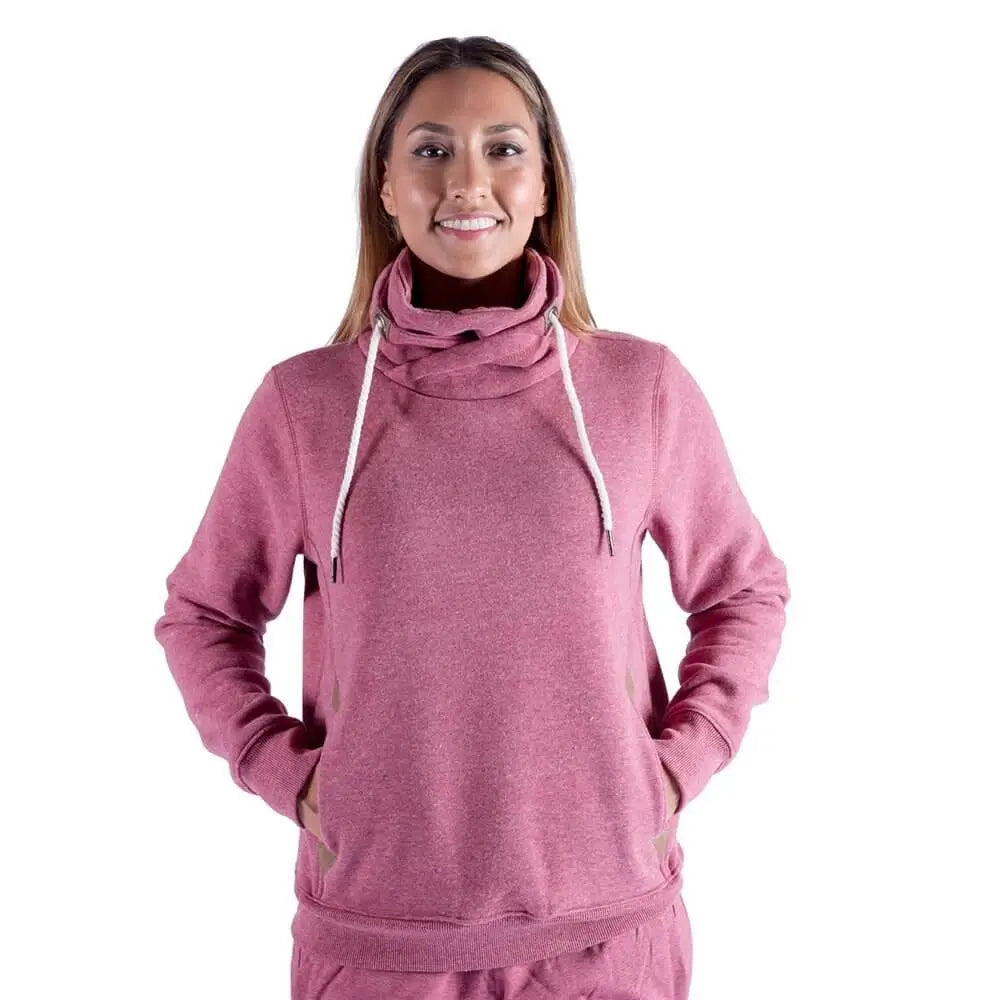 Oversized cowl neck hoodie sale
