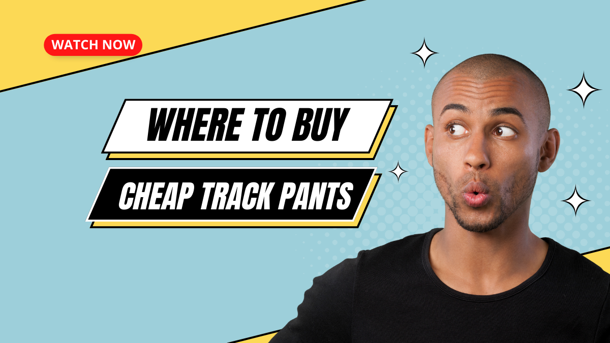 Where to Buy Affordable Track Pants LEEHANTON