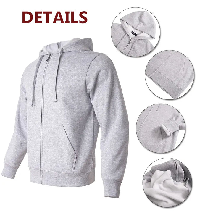 zip up hoodies details