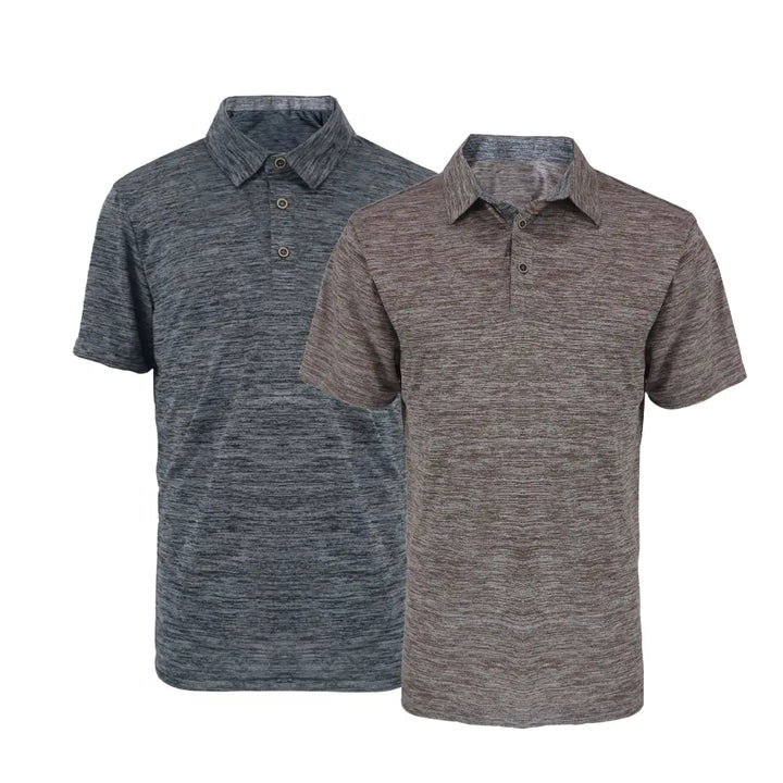2 Pack Men Short Sleeve Golf Shirts