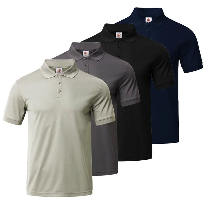 4 Pack Men's Collared Shirts