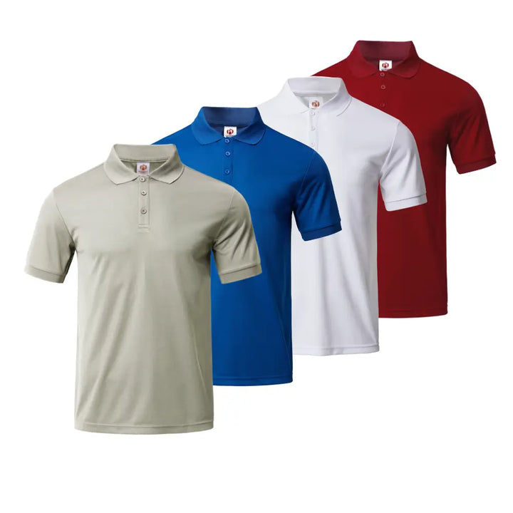 4 Pack Men's Collared Shirts