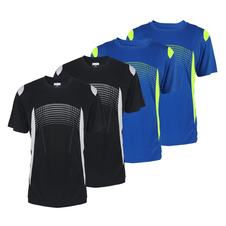 4 Pack Men's Athletic Quick Dry T-Shirts
