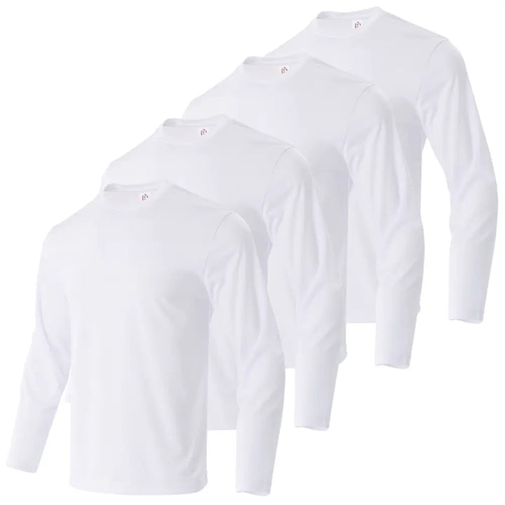 4pcs Men's ’Sports T-shirts White