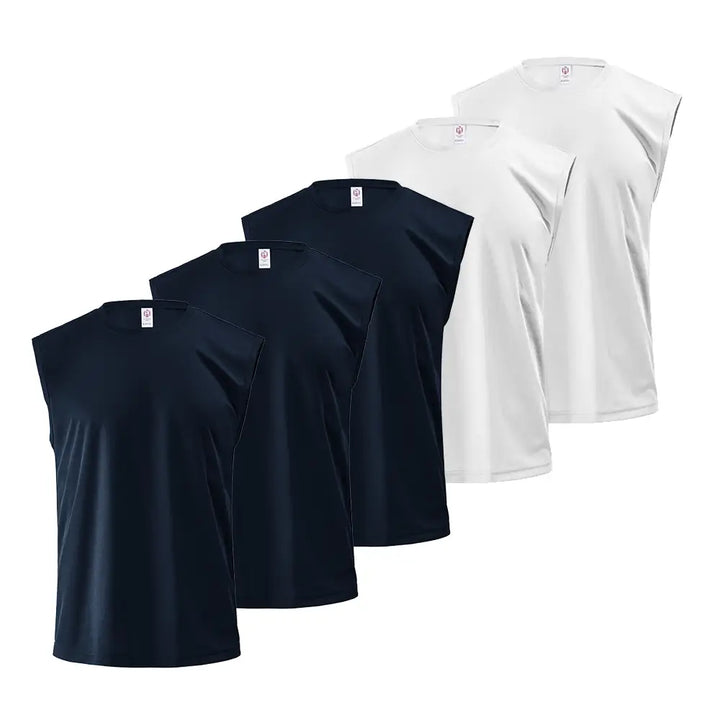 5 Pack Men's Tank Top Sleeveless Shirts
