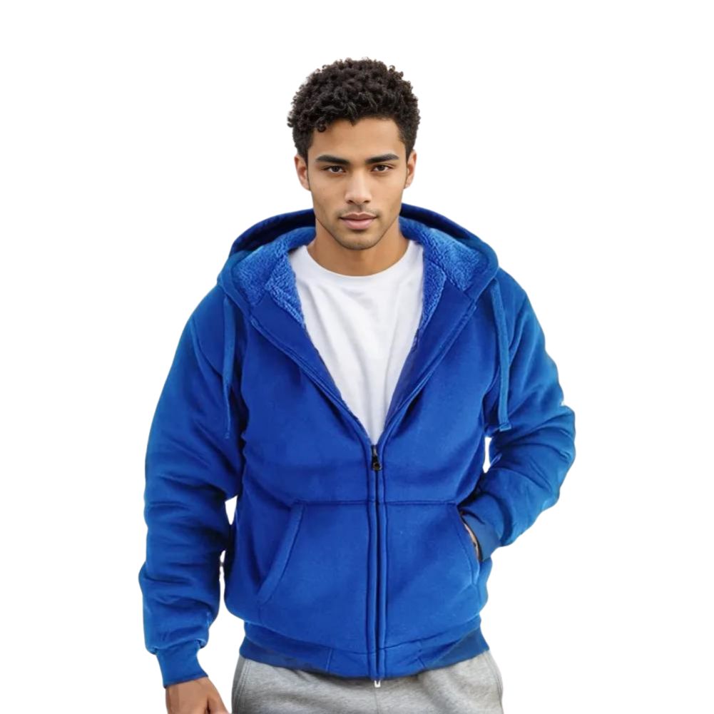 thumbnail image 2 of Levi's Men's Sherpa-Lined Full Zip Hoodie – Long Sleeve, Pockets, Lightweight & Warm 2 of 2