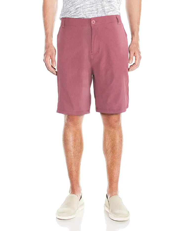 Hybrid Shorts For Men Burgundy