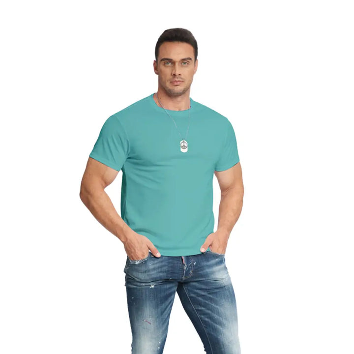 short tshirt for men GREEN