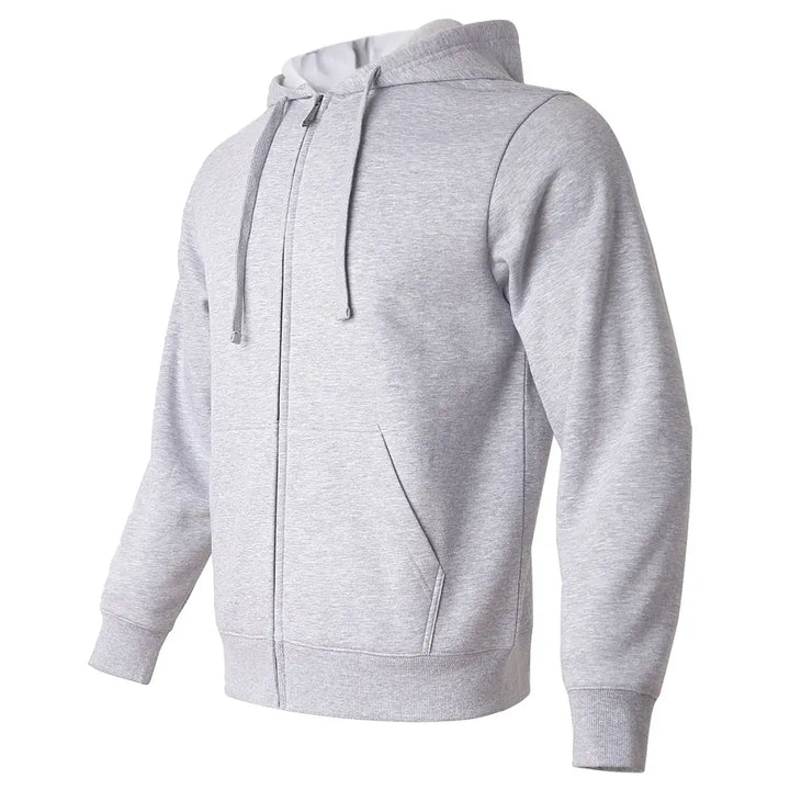 grey zip up hoodies