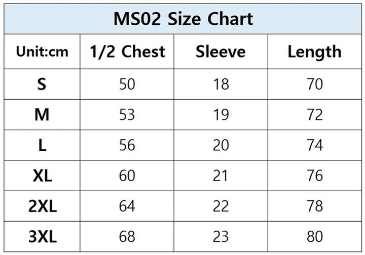 Men's Short Sleeve T-shirts size