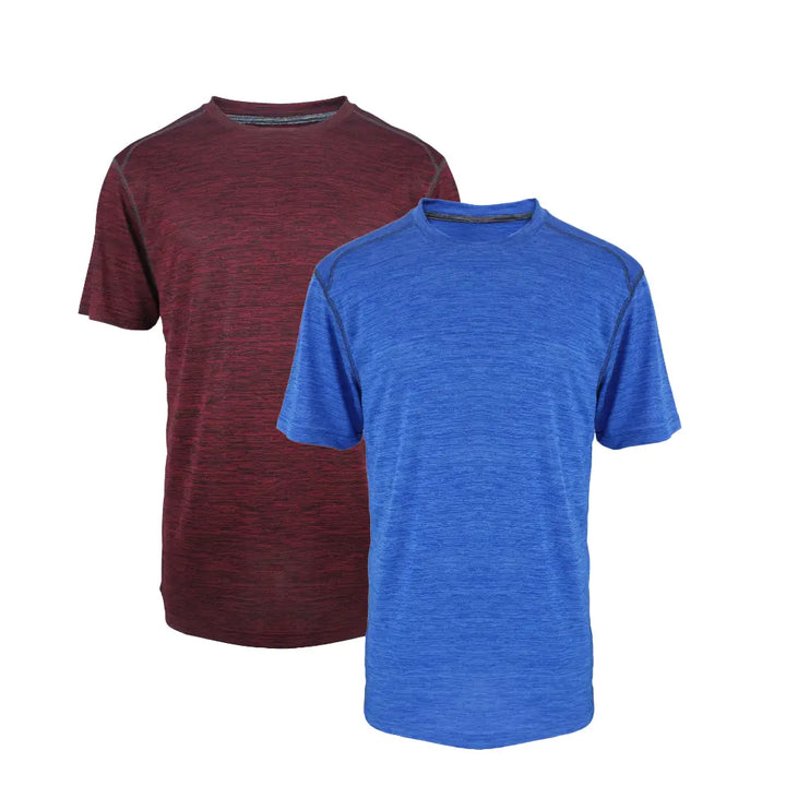2 Pack Men's Breathable Sports Short Sleeves