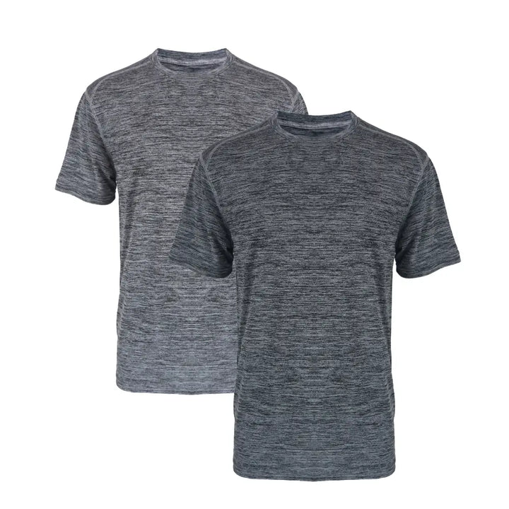 2 Pack Men's Breathable Sports Short Sleeves T-shirts | LeeHanton ...