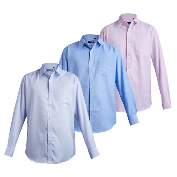 Men's Button Down Long Sleeve Dress Shirt