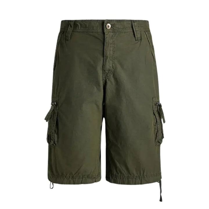 Men's Green Cargo Shorts