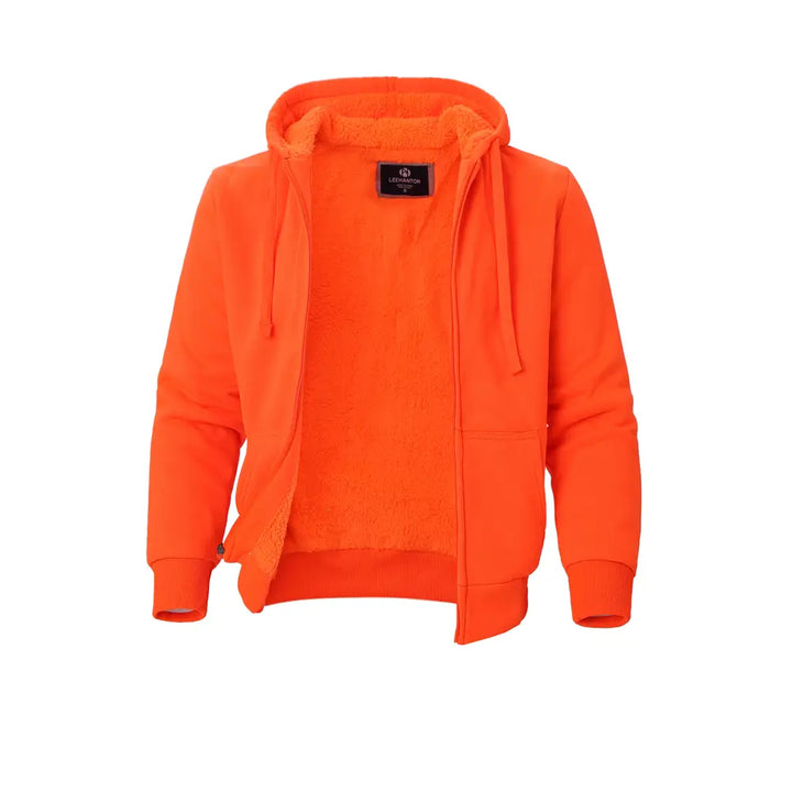 Orange sherpa cheap hoodie