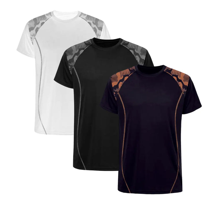 3 Pack Sports T-Shirts for Men
