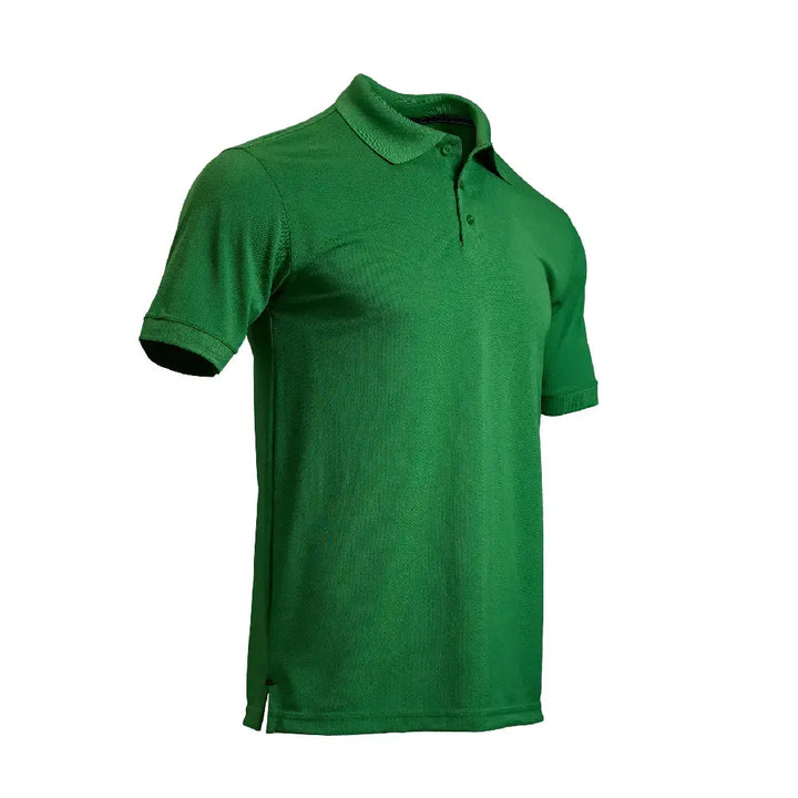 Men's Solid Pique Sport Polo Shirt SpringGreen