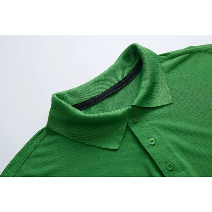 Men's Solid Pique Sport Polo Shirt SpringGreen 2