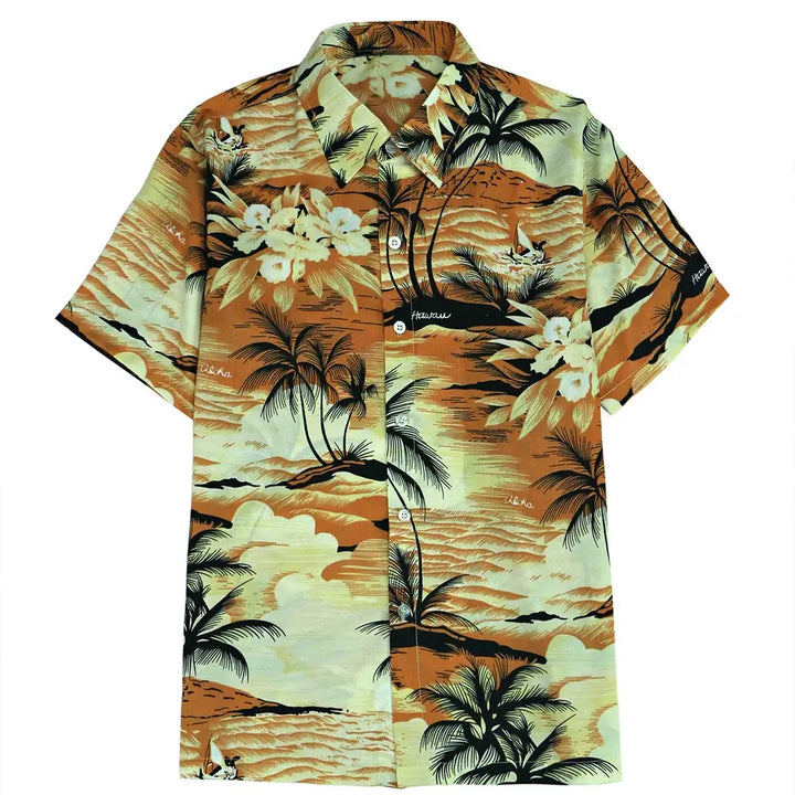Amazon Fashion Mens Shirts 2025 Wholesale Summer OEM Custom Print