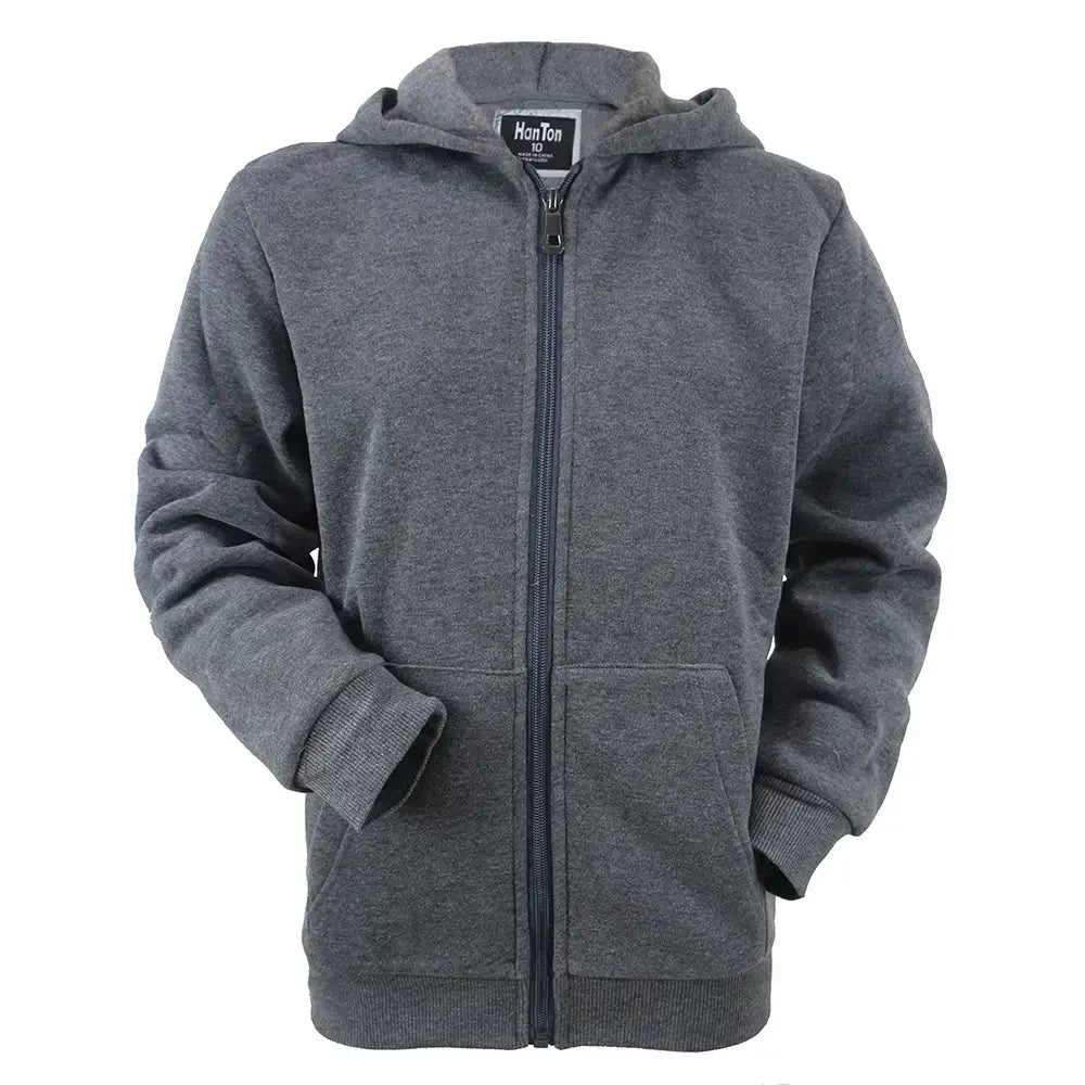 Men's Streetwear Full Zipped Fleece Hoodies Sweatshirts