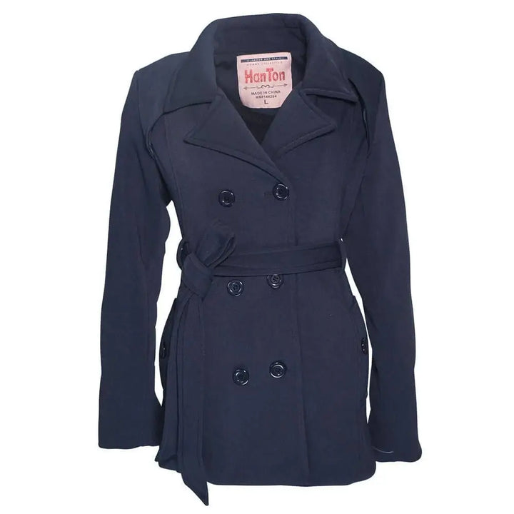 Women Double Breasted Peacoat