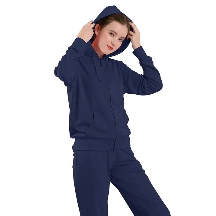 Womens navy tracksuit hot sale